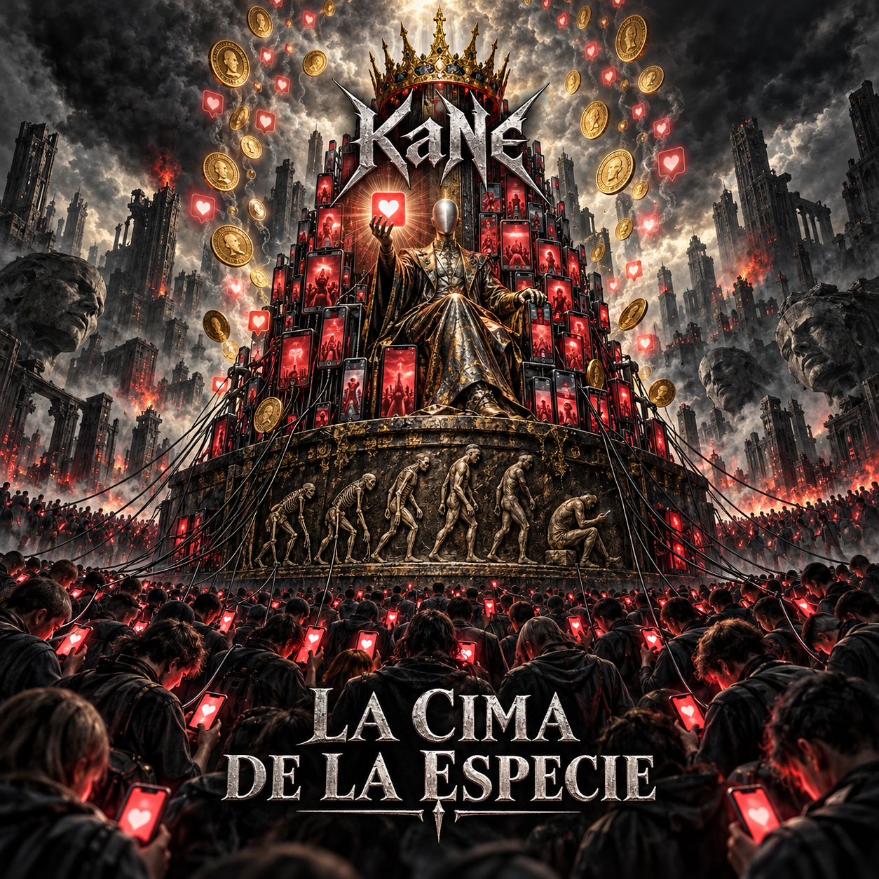 Portada original de La Cima de la Especie